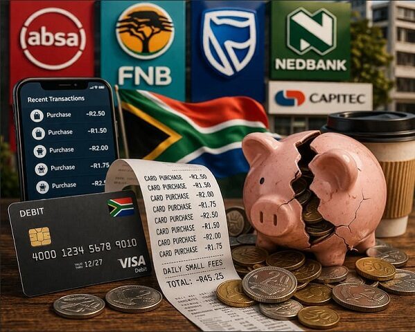 Rising costs and small bank fees for Transaction fees South Africa: SA Bank Fees
