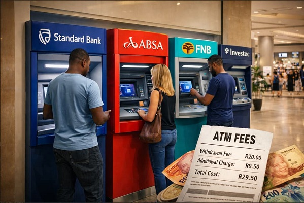 ATM withdrawal fees in South Africa: SA Bank Fees