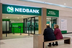 Nedbank mall branch seating area: SA Bank Fees